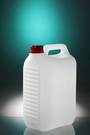 BIDON EN HDPE BLANC CAP.5L D.190X145X251MM