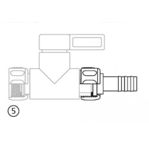 Reducteur de tuyau 16 mm avec filetage femelle R 3/4