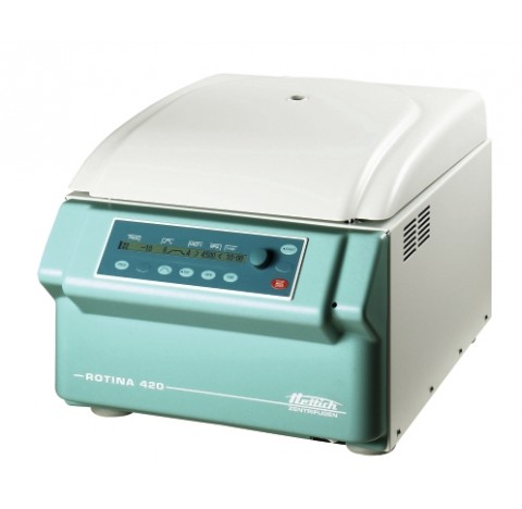 ROTINA 420, centrifugeuse de paillasse ventilee sans rotor, 208-240 V vitesse 15000 min-1 , ACR max 