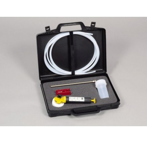 Echantillonneur MiniSampler en PTFE Coffret complet compose de : pompe a vide , 10 flacons en PFA 10