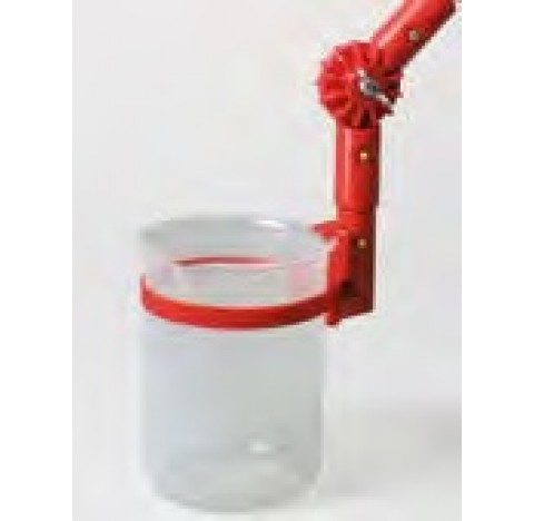 Puisard becher a angle variable 1 litreen polypropylene permet une inclinaison a 90 degre