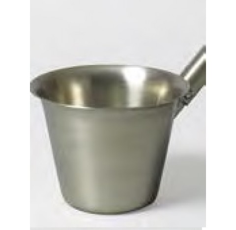 Puisard becher inox 1 litre sterilisablebecher inox avec bord racleur ideal pour les poudres , granu