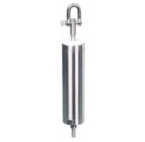 Mini bombe a immersion, contenance 50 ml, diametre 32 mm, hauteur 180 mm. Pour le prelevement de liq