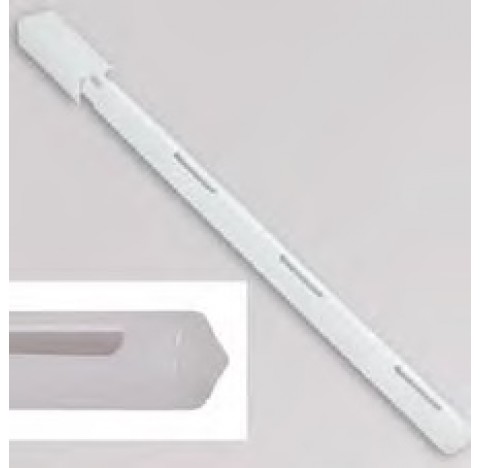 ZoneDispo, longueur totale 1000 mm, canne 860 mm, volume 190 ml, nombre d'ouvertures 3, materiau HDP