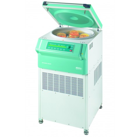 ROTANTA 460RF, centrifugeuse sur pieds refrigeree 220V vitesse 15000 min-1 , ACR max 24400 , capacit