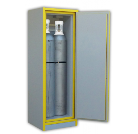 Armoire de securite 30 minutes EN14470--2 pour bouteille de gaz, une porte,dimensions exterieures (H