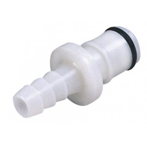 Raccord rapide pour tuyau diametre interne 9.5 mm en POM longueur 36 mm teton sans vanne