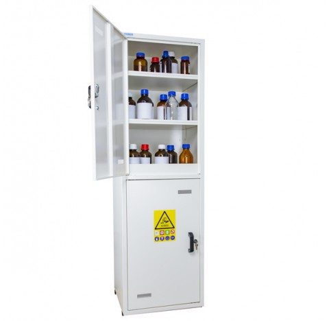 Armoire de surete multirisques modulables pour produits dangereux 110 Litres de stockage 74 Litres d
