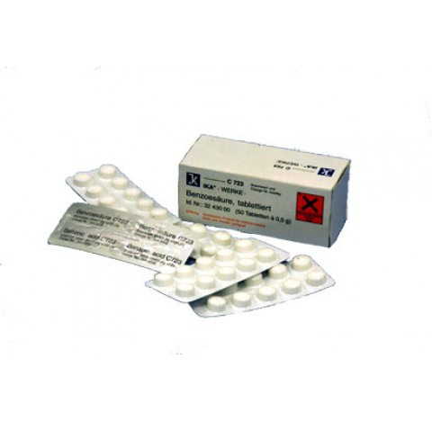 Ampoule d'acide benzoique C 723 IKA (450 pcs.) Conditionnement : 450 piecesPoids 0,5 grammes par com