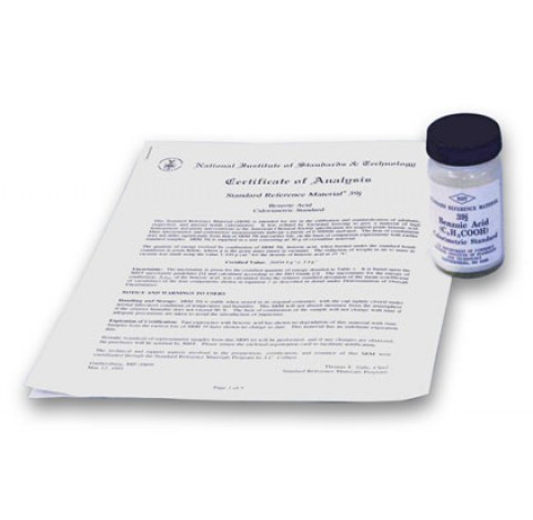 acide benzoique NIST 39iC 43 IKA 30 g pour calorimetre