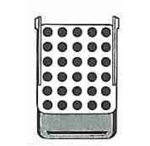 Adaptateur pour 30 x 1,6 - 5 ml diametre orifices 13,2 mm longueur 36 mm Hettich