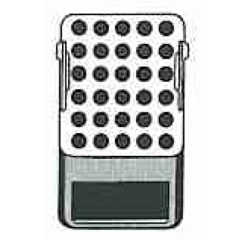 Adaptateur pour 30 x 4 - 7 ml diametre orifices 13,2 mm longueur 74 mm Hettich