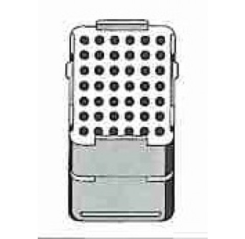 Adaptateur pour 84 x 1,5HET,2,0 ml diametre orifices 11,2 mm longueur 46 mm Hettich