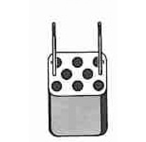 Adaptateur pour 8 x 7 ml diametre orifice : 13,4 mm longueur 58 mm Hettich