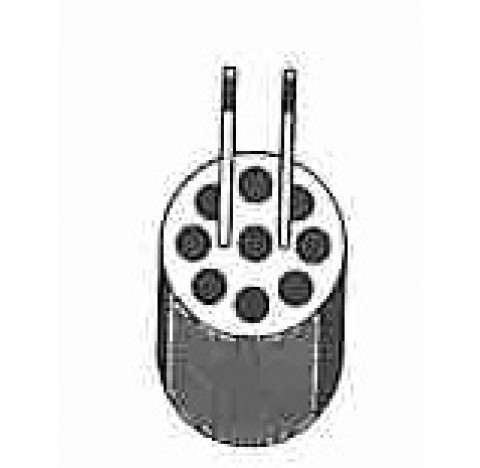 Portoir pour 9 x 1,5HET,2,0 ml diametre d'orifice 11,5 mm longueur 38 mm Hettich