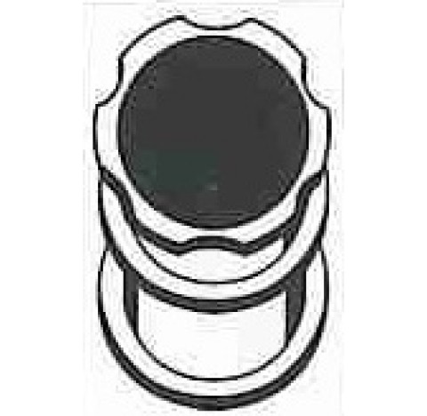 Portoir pour 1 x 250 ml tube verre diametre orifices 66 mm longueur 103 mm Hettich