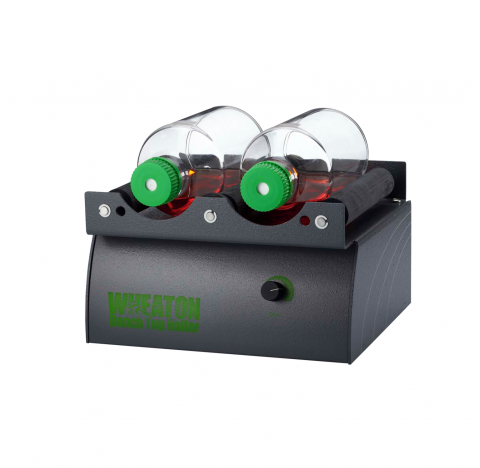 Agitateur a rouleaux Benchtop Small 230 V avec cordon USA, pour petit flacon WHEATON, a poser sur pa