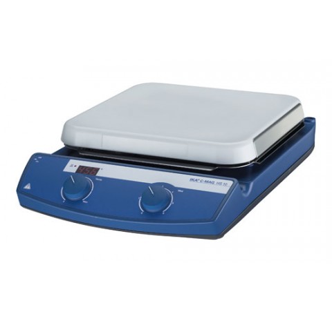 Agitateur magnetique C-MAG HS 10 IKAMAG 15 Litres 1500rpm chauffant 500 degre 1 poste, Puis du moteu