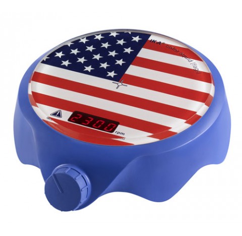 Agitateur magnetique color squid IKAMAG Stars and Stripes 1 poste Cap. Max. : 1 L Puis. Du moteur ab