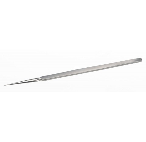 Aiguilles a dissection pointe droite en inox long 140mm