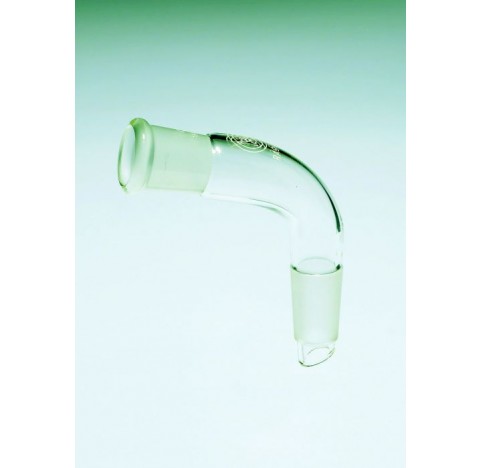 Allonge a distiller coudee a 2 rodages CN14/23-14/23