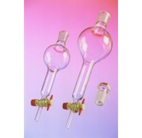 Ampoule a decanter 2000 ml rode 29/32 avec bouchon et robinet cle PTFE 4 mm