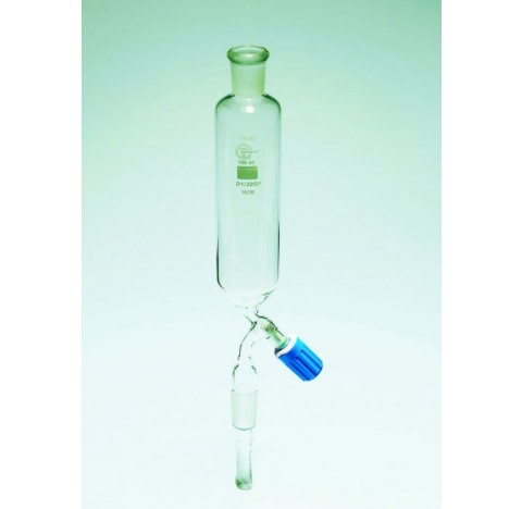 Ampoule cylindrique a robinet Rotaflo 50ml CN14/23