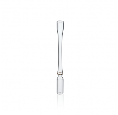 Ampoule Vacule 1 ml en verre borosilicate de Type I clair, pre-decoupee, avec repere Gold Band (Boit