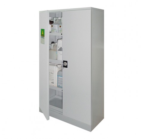 Armoire phytosanitaire 80 litres a une porte, dimensions exterieures (HxLxP) 1800x916x422 mm dimensi
