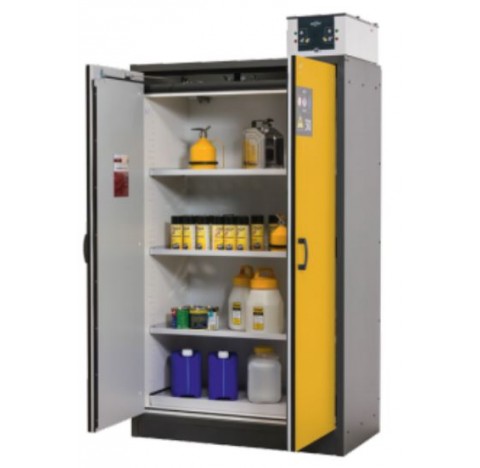Armoires de securite Q-CLASSIC-30 Pack d'equipement interieur  -  equipee avec 3 x etagere, 1 x bac 