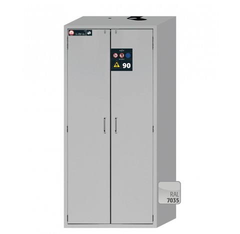 Armoire de securite S-CLASSIC-90 Pack d'equipement interieur  -  equipee avec 3 x etagere, 1 x bac d