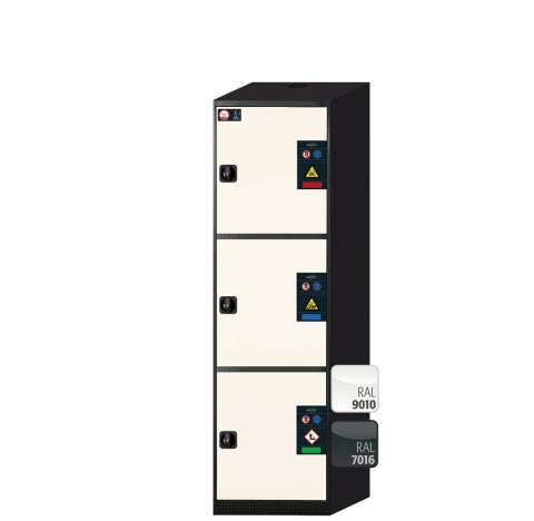 Armoire de securite CS-CLASSIC-MultiRisk  Pack d'equipement interieur  -  equipee avec 3 x etagere, 