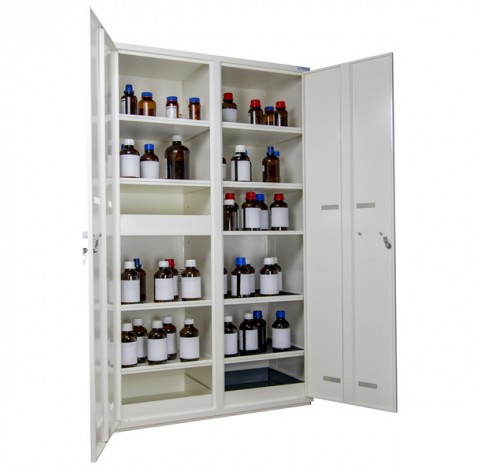 Armoire de surete multirisque 220 Litres de stockage 164 Litres de retention a portes pleines a comp