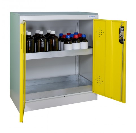 Armoire comptoir a portes 155 Litres de stockage 40 Litres de retention a Etagere /bac dimensions ex