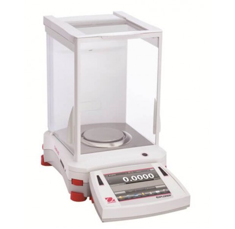 Balance Explorer Extended modele : EX324M/AD, balance OHAUS analytique avec cage de pesee portee : 3