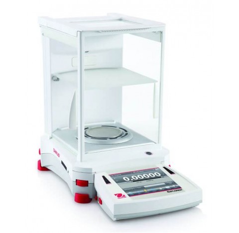 Balance Explorer Semi-Micro modele : EX225D, balance OHAUS analytique avec cage de pesee portee : 12