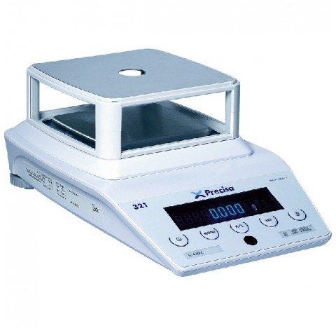 balance serie 321LS modele LS1220M, Precisa, portee 1220gr, precision 1mg avec pare brise, classe I 