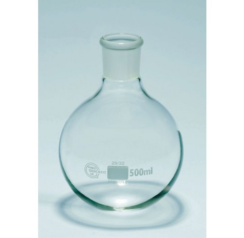 Ballon 250 ml rodage 55/44 fond plat diametre externe : 85 mm