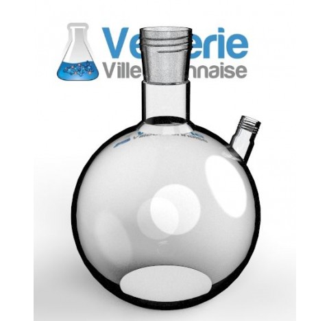 Ballon bicol 1 litre 29/32 rodaviss ,filetage SVL 15 incliné, fond plat