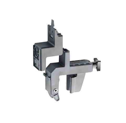 Bath attachment clamp for wall thickness up to 30 mm