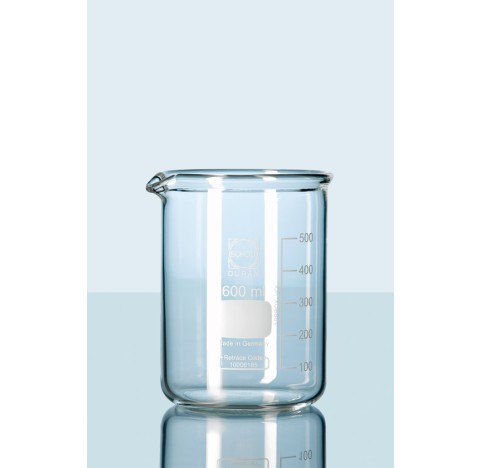 Becher DURAN pour usage intensif,forme basse avec graduation et bec, 150ml