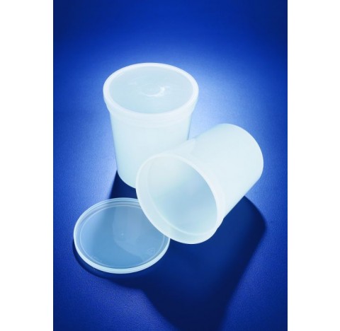 Boite a ouverture totale HDPE bouchon a pression 5000ml