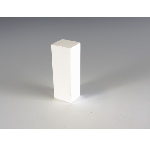 Filtre PTFE porosite 5 mm cubique longueur 40 mm hauteur 125 mm