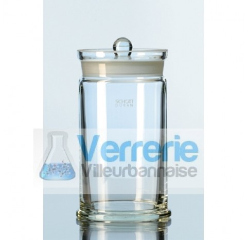 Boite a preparation 125ml, avec couvercle a bouton, rode, diametre du corps 65 mm hauteur sans bouto
