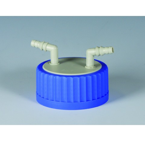 Bouchon PP GLS80 avec 2 olives (cannelures) diametre 9-12 mm interne 6 mm