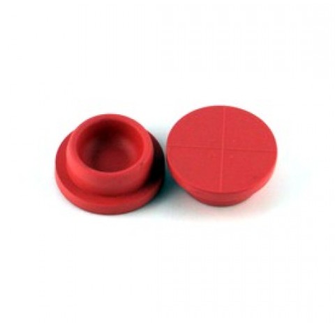 Bouchon plasma PH40 caoutchouc rose bague PH40