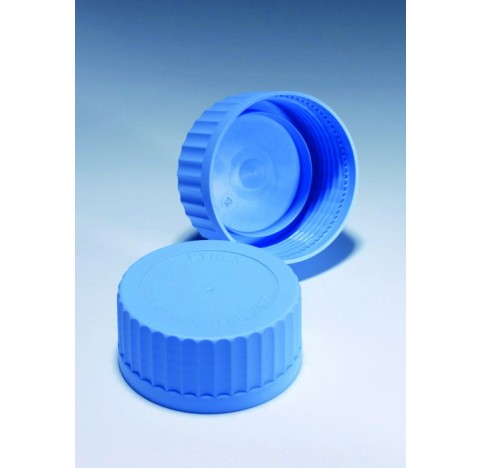 Bouchon bleu clair pour flacon Pyrex GLS80
