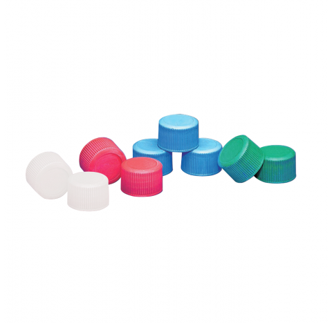 Bouchon antifuite en polypropylene bleu, 38-430 (Boite de 72)