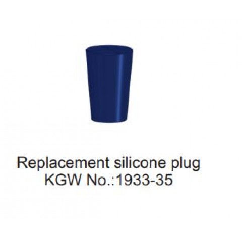 Bouchon silicone utilise avec tube support de vial de dewar de transport d'echantillon biologique a 