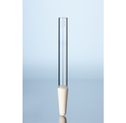 Bougie filtrante DURAN, forme conique, sans tube, 24 x 65 mm, POR. 3